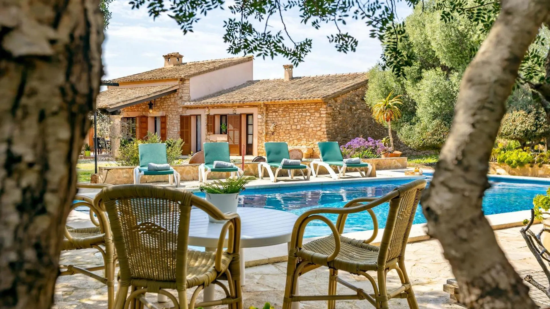 Gasthaus Sa Bassa Llova mit Pool und Wifi Santanyí Landhaus